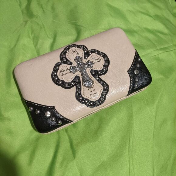 tan cross wallet - Picture 2 of 7